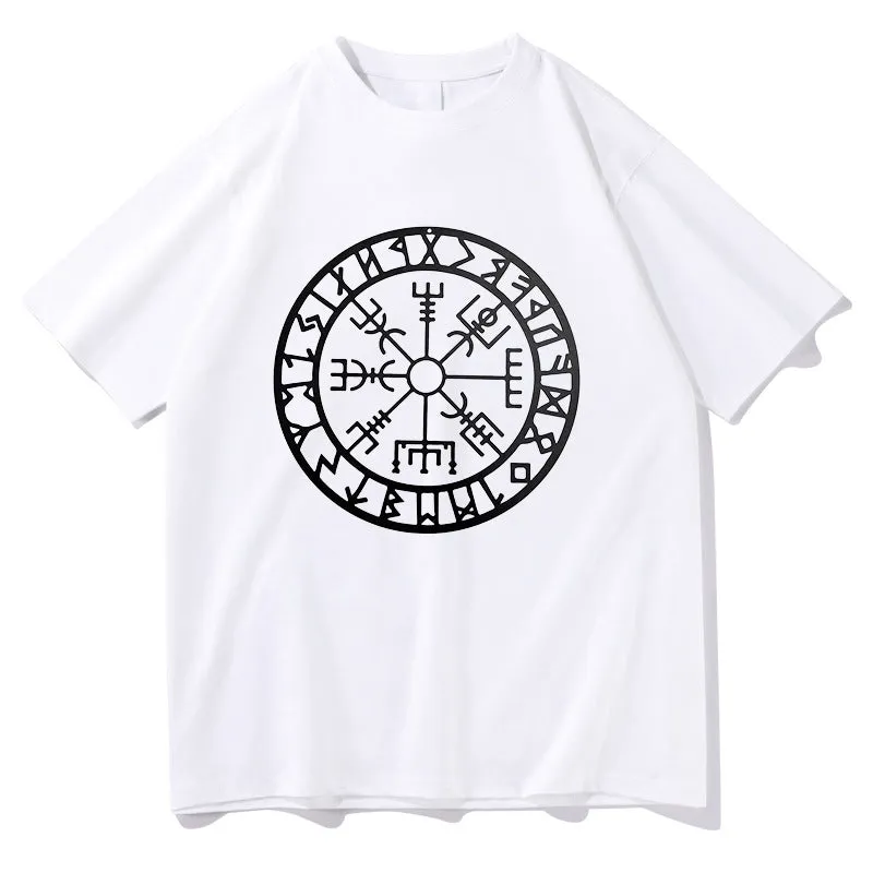 Viking Runes Men's Retro Graphic T-shirt sold by Shopnova product image thumbnail 3