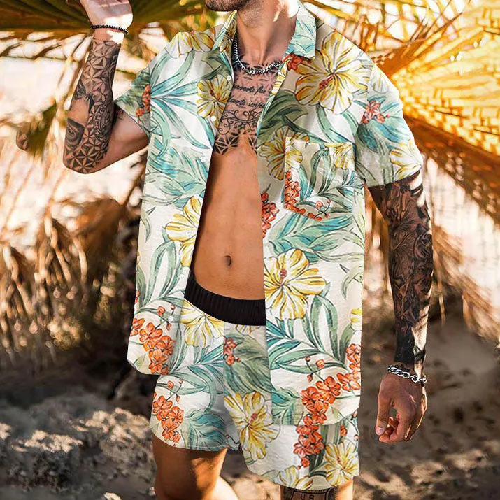 Botanical Print Casual Vacation Two-piece Set sold by Shopnova product image thumbnail 2