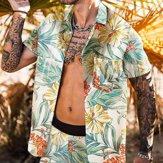 Botanical Print Casual Vacation Two-piece Set sold by Shopnova product image thumbnail 3