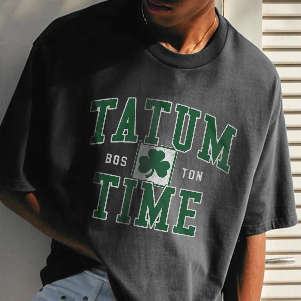 Tatum Time Boston Men's Short-sleeve T-Shirts sold by Shopnova product image thumbnail 2