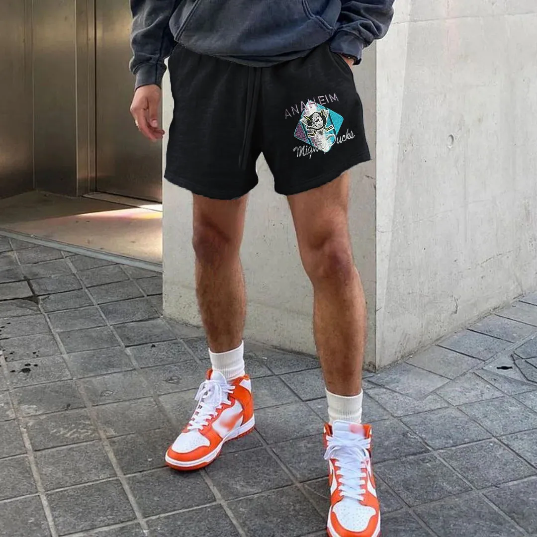 Mighty Ducks Men's Summer Drawstring Shorts sold by Shopnova product image thumbnail 2