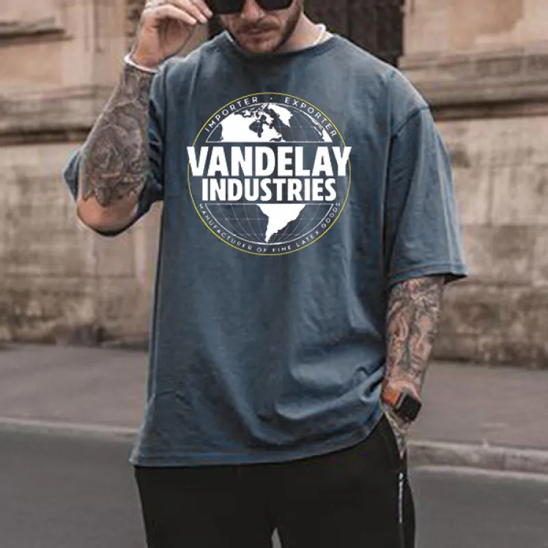 Earth Graphic Print Casual Men's T-Shirt sold by Shopnova