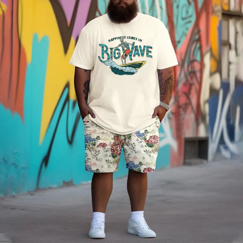 Men's Skeleton Surfer Endless Wave Tee sold by Shopnova product image thumbnail 3