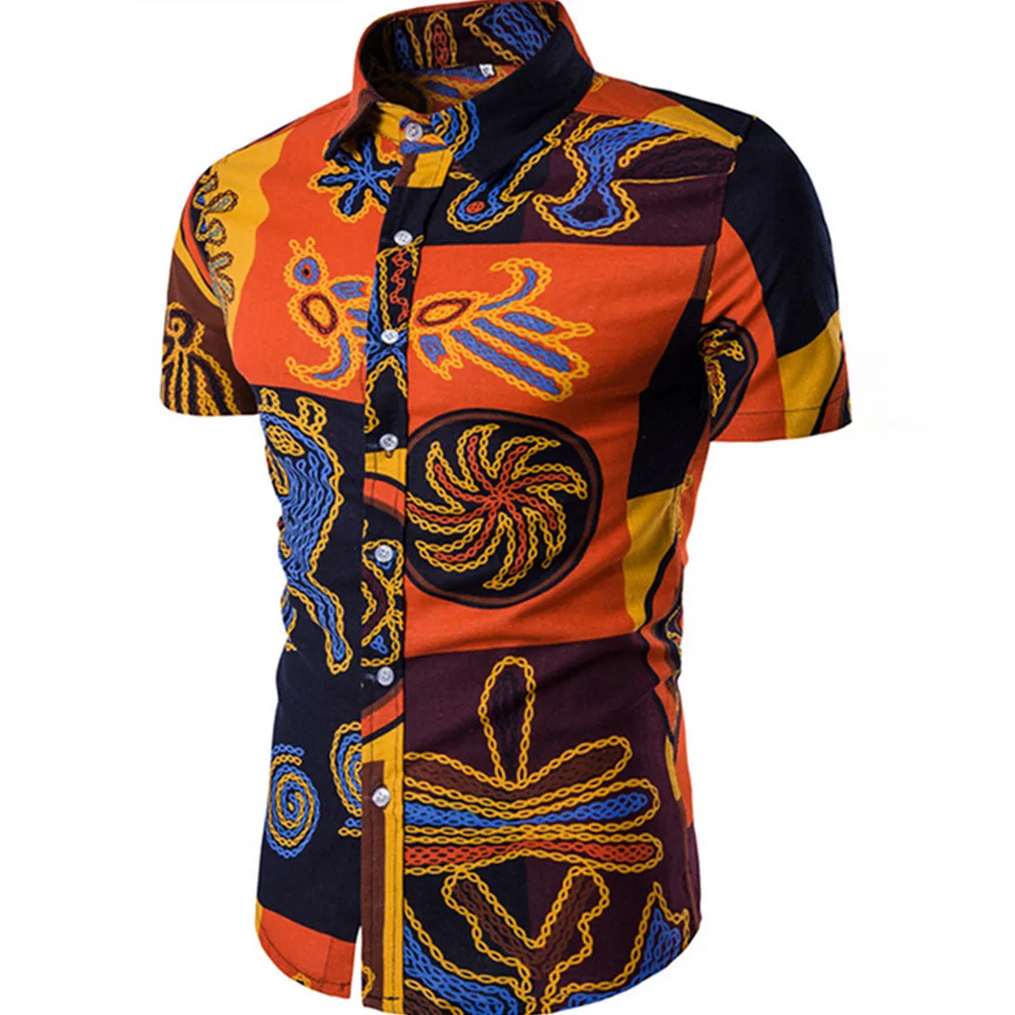 Men's lapel Print Two-piece Suit sold by Shopnova product image thumbnail 2