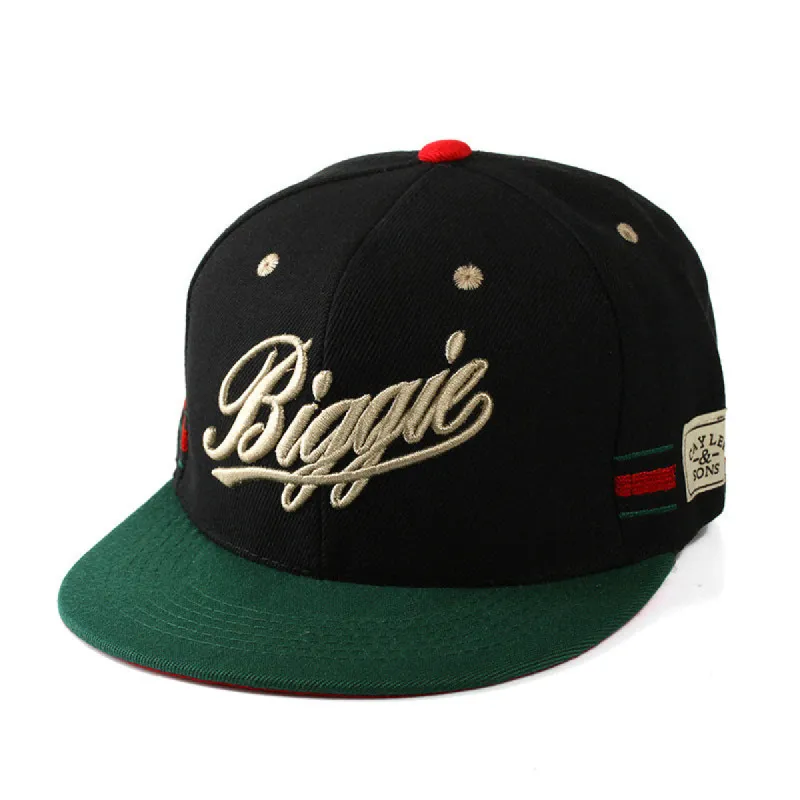 BIGGIE Embroidered Colorblock Hip-Hop Cap sold by Shopnova