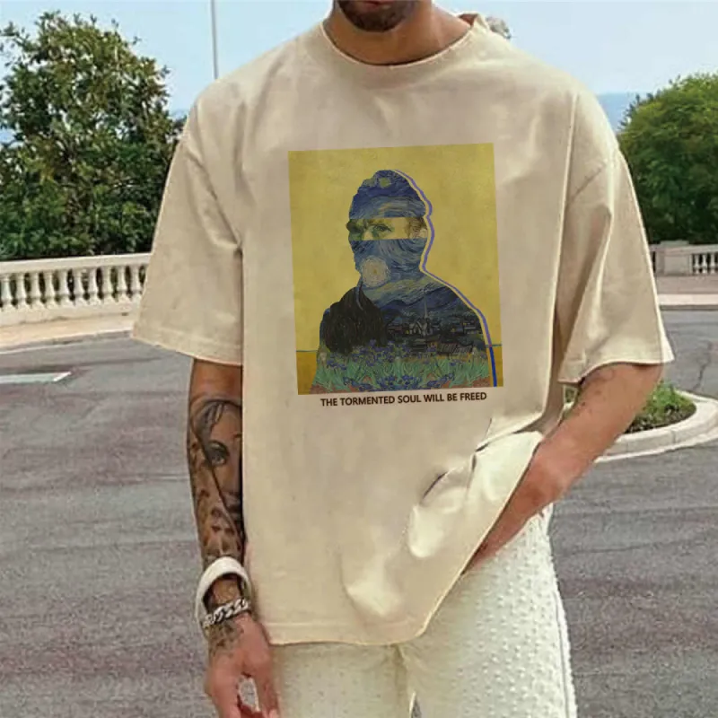 NOVAROPA™ Spoof Art Creative Print Men's T-Shirt sold by Shopnova