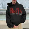 Alphabet Graphic Print Casual Men's Hoodie Sweatshirt sold by Shopnova