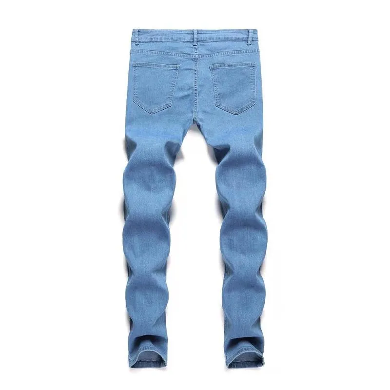 Stylish Distressed Stretch Denim Jeans sold by Shopnova product image thumbnail 5