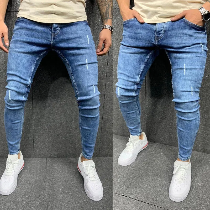 Stylish Distressed Stretch Denim Jeans sold by Shopnova