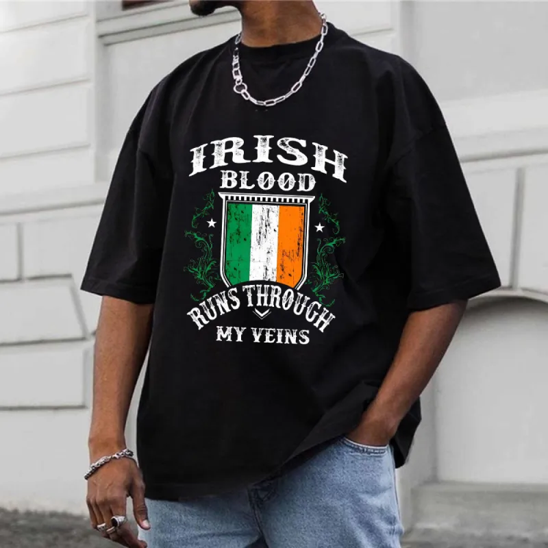 Irish Tricolor Pride Men's Celebrations Tee sold by Shopnova