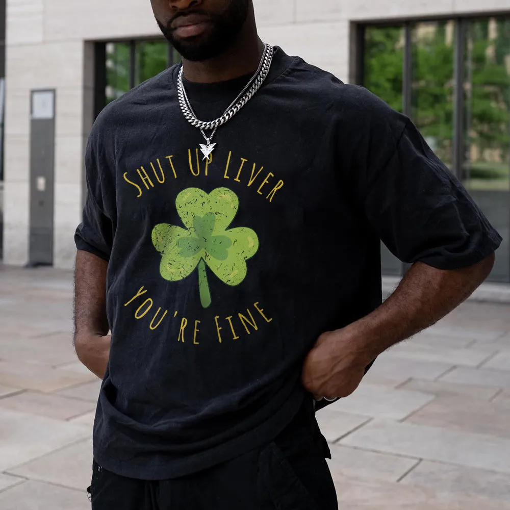 "Shut Up Liver You're Fine" Men's Short-sleeve T-Shirts sold by Shopnova