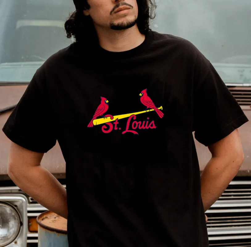 St. Louis Cardinals Baseball Men's Cotton T-shirt sold by Shopnova