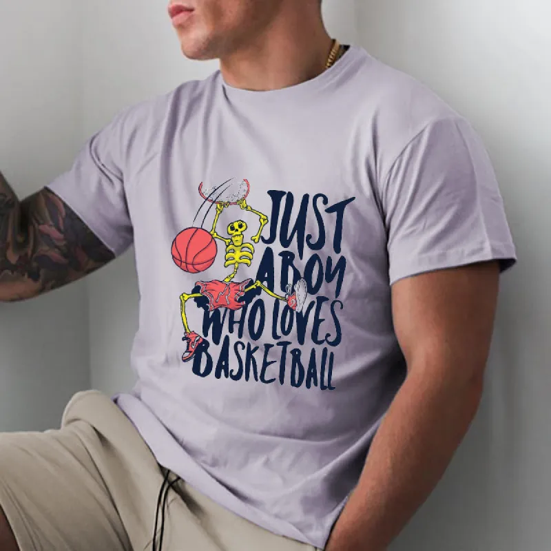 Playful Basketball Skeleton Fun T-shirt sold by Shopnova