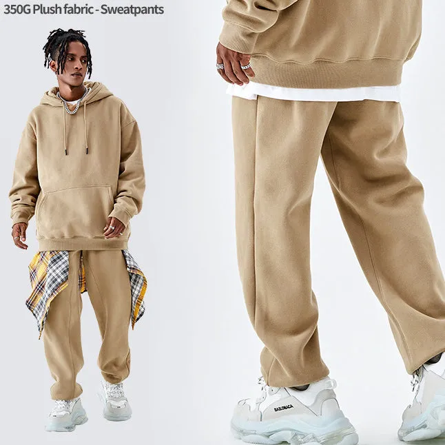Dopamine Collection Fleece-Lined Loose-Fit Sweatpants 350GSM sold by Shopnova product image thumbnail 5