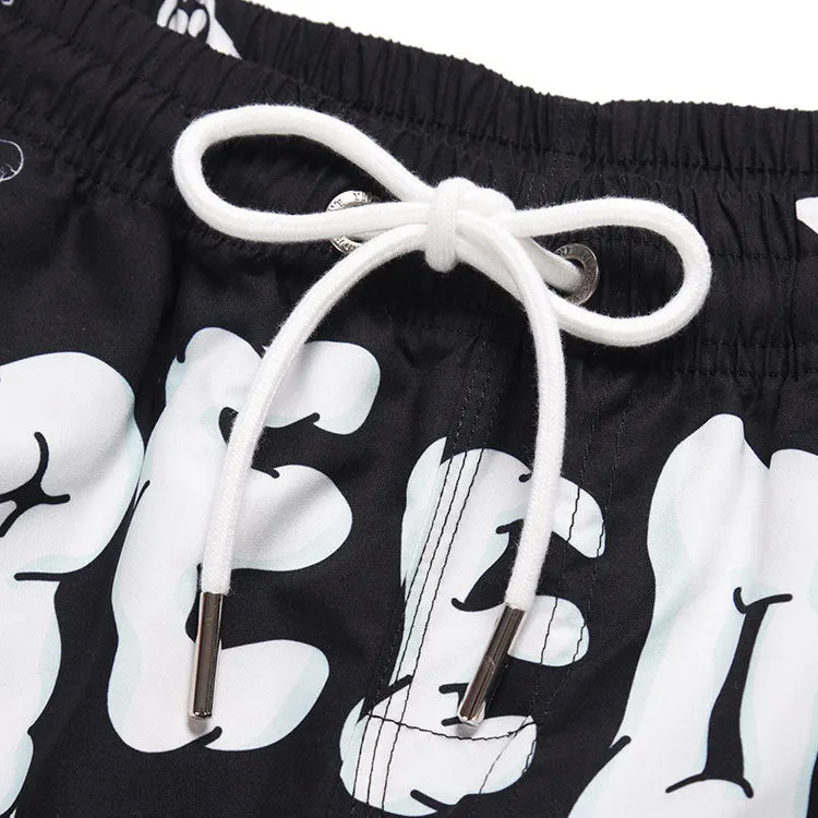 Men's beach pants loose casual cartoon printed shorts sold by Shopnova product image thumbnail 3