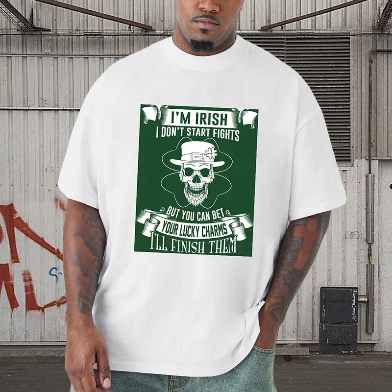 Cheeky Irish Skull Irish Pride Combat T-Shirt sold by Shopnova product image thumbnail 2