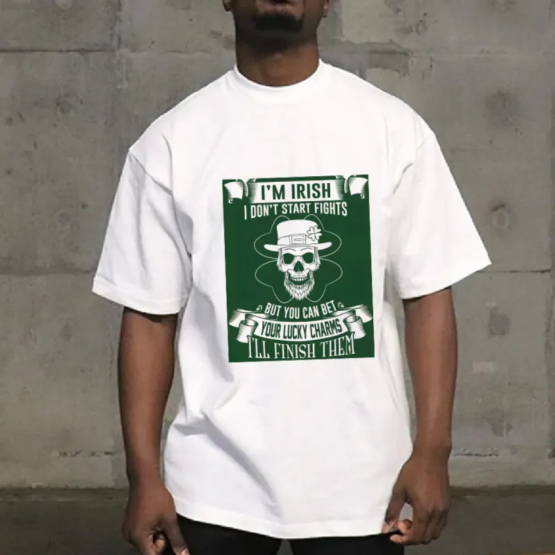 Cheeky Irish Skull Irish Pride Combat T-Shirt sold by Shopnova