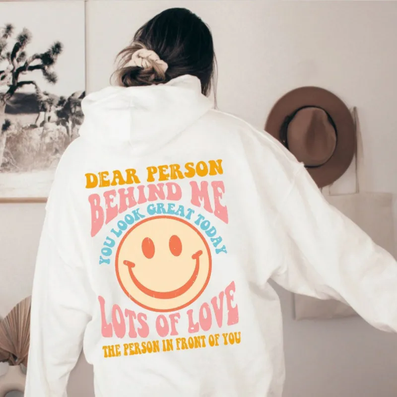 Alphabet Graphics Casual Women's Hooded Sweatshirt sold by Shopnova