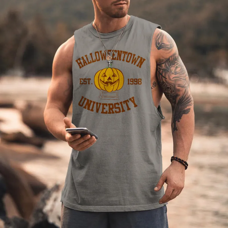 Halloween Alphabet Graphic Print Casual Men's Tank Top made by Shopnova
