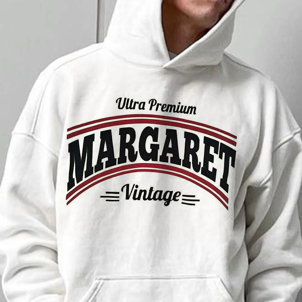 Margaret Men's Streetwear Casual Hoodies sold by Shopnova product image thumbnail 2