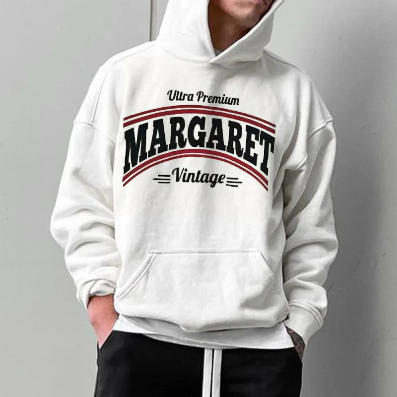 Margaret Men's Streetwear Casual Hoodies sold by Shopnova