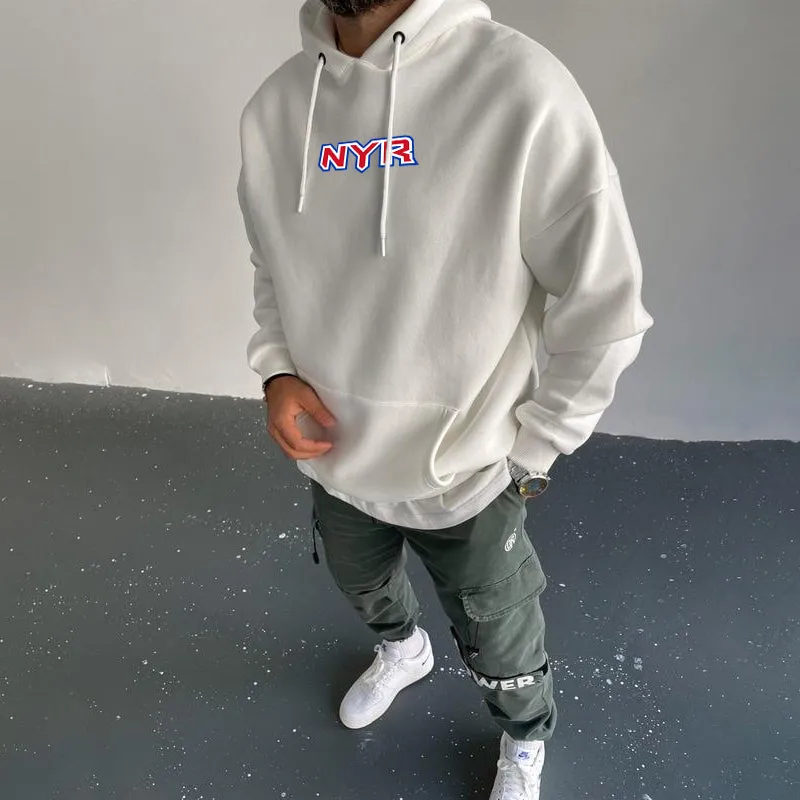 New York Rangers Men's Fleeced Hoodie sold by Shopnova product image thumbnail 2