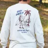 Skull Surfing Men's Casual Long Sleeve T-Shirts-A sold by Shopnova