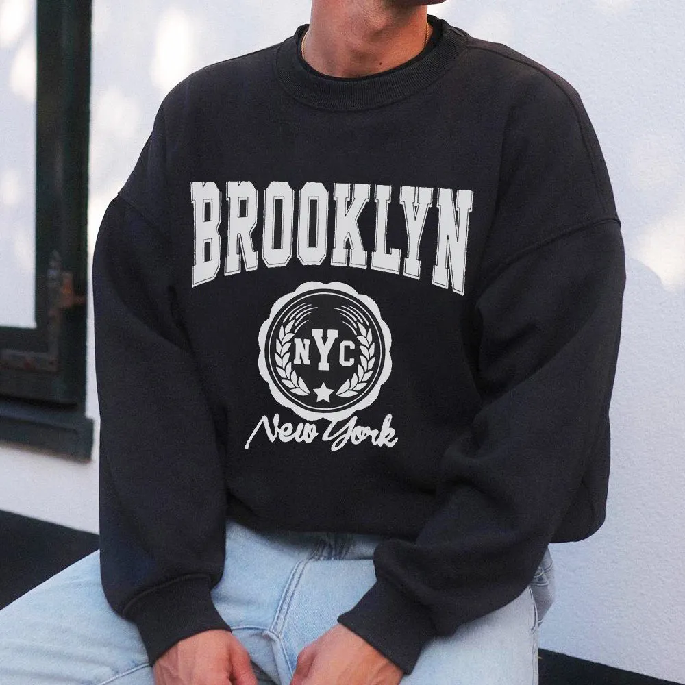 Men's Long Sleeve Crew Neck Sweatshirt sold by Shopnova