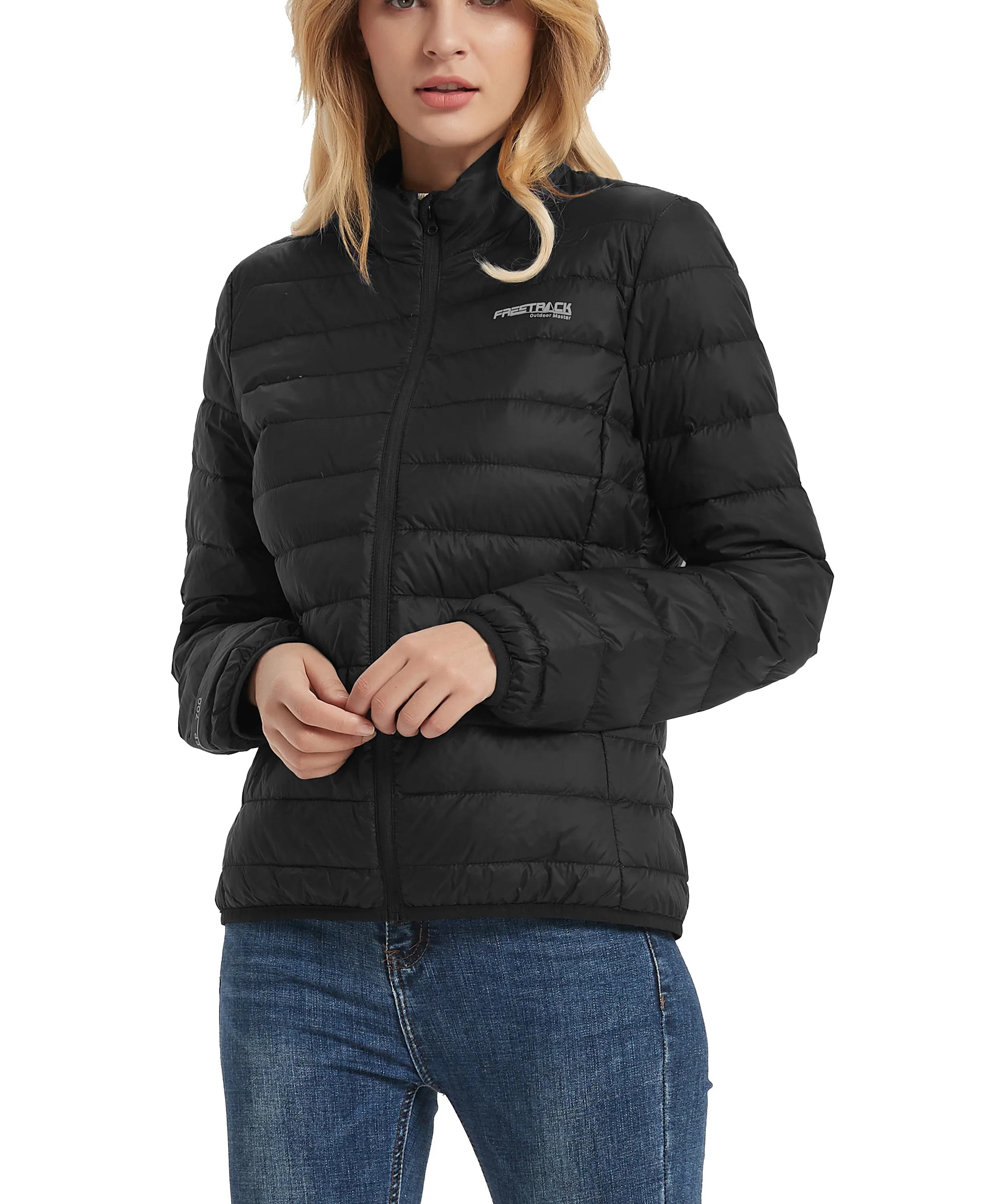 Freetrack Women's Lightweight Stand Collar Zip Up Quilted Sleeveless Puffer Jacket sold by Shopnova product image thumbnail 4