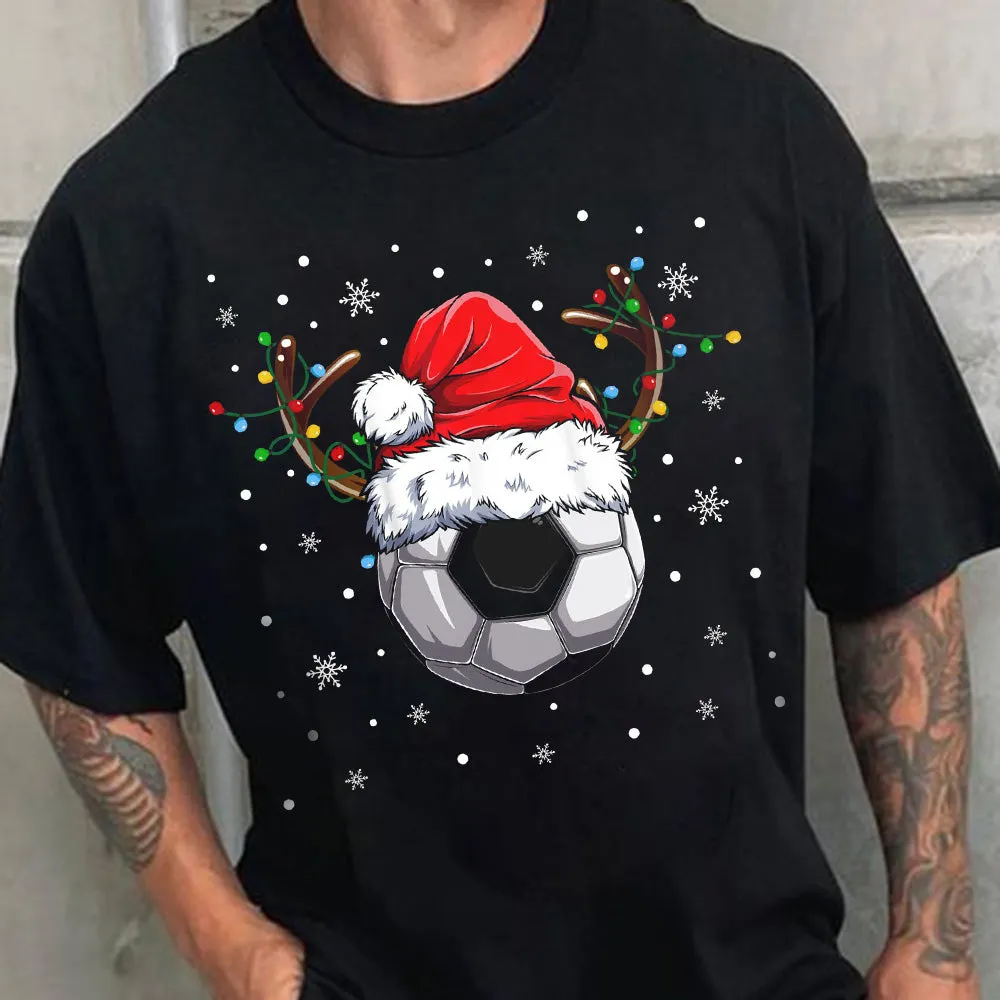 Christmas Men's Soccer Sports Casual T-Shirts sold by Shopnova product image thumbnail 2