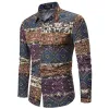 Long-sleeved Shirt With Lapel Print sold by Shopnova