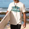 California Beach Vacation Graphic Print Men's T-Shirt sold by Shopnova