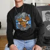 Money Print Men's Round Neck Long Sleeve T-Shirts-B sold by Shopnova