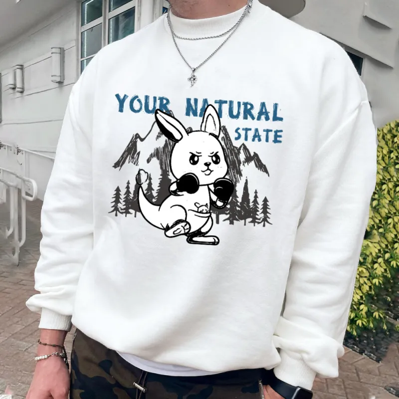 NOVAROPA™ Your Natural State Tasmania Sweatshirt sold by Shopnova