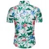 Cotton And Linen Printed Pocket Button-down Shirt sold by Shopnova