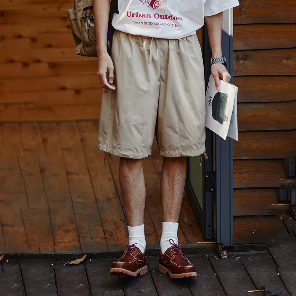 Pleated Workwear Simple Solid Color Woven Men's Shorts sold by Shopnova product image thumbnail 5