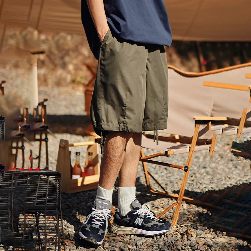 Pleated Workwear Simple Solid Color Woven Men's Shorts sold by Shopnova product image thumbnail 3