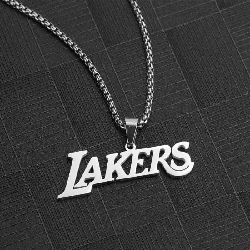 Lakers Titanium Steel Men's Necklace made by Shopnova
