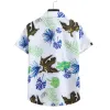 Hawaii Beach Floral Short-sleeved Shirt sold by Shopnova
