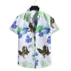 Hawaii Beach Floral Short-sleeved Shirt sold by Shopnova