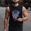 Skull Graphic Print Casual Men's Tank Top sold by Shopnova