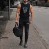 Skull Graphic Print Casual Men's Tank Top sold by Shopnova