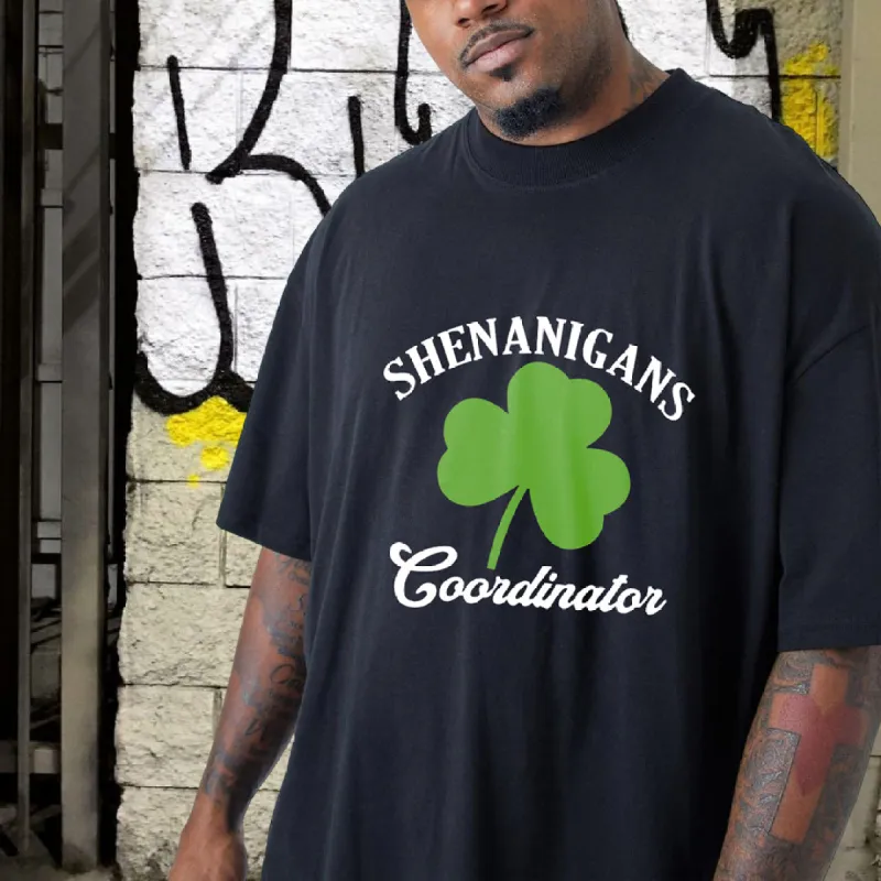 Men's Irish Shenanigans Authority Shamrock T-Shirt made by Shopnova