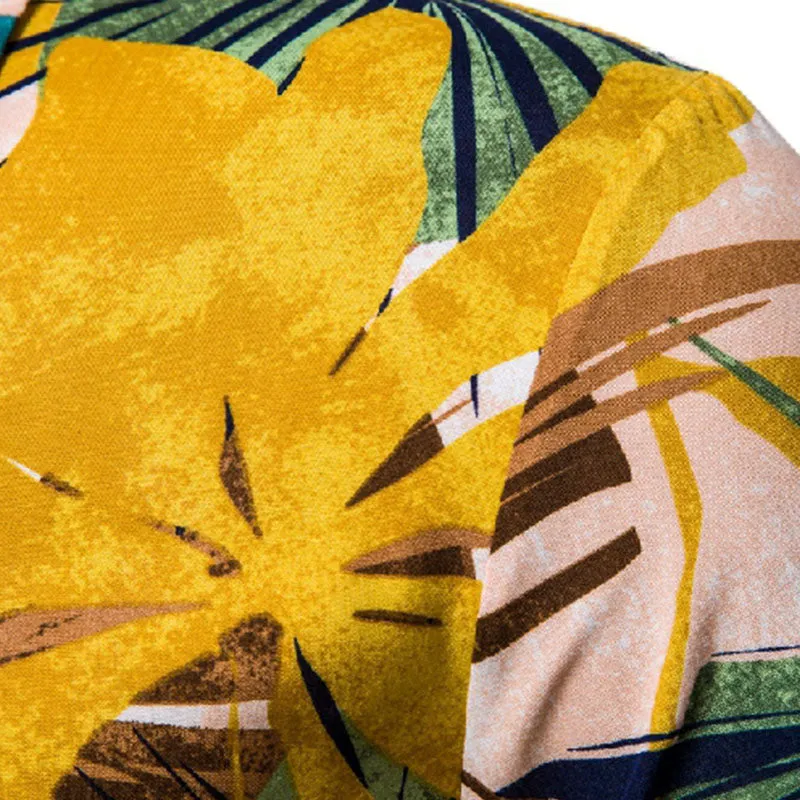 Cotton And Linen Printed Pocket Button-down Shirt sold by Shopnova product image thumbnail 3