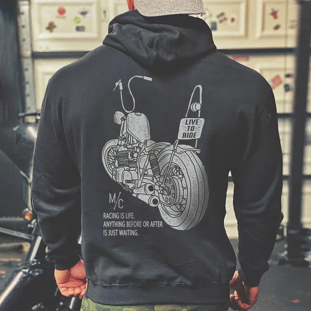 Long Sleeve Men's Hoodie sold by Shopnova