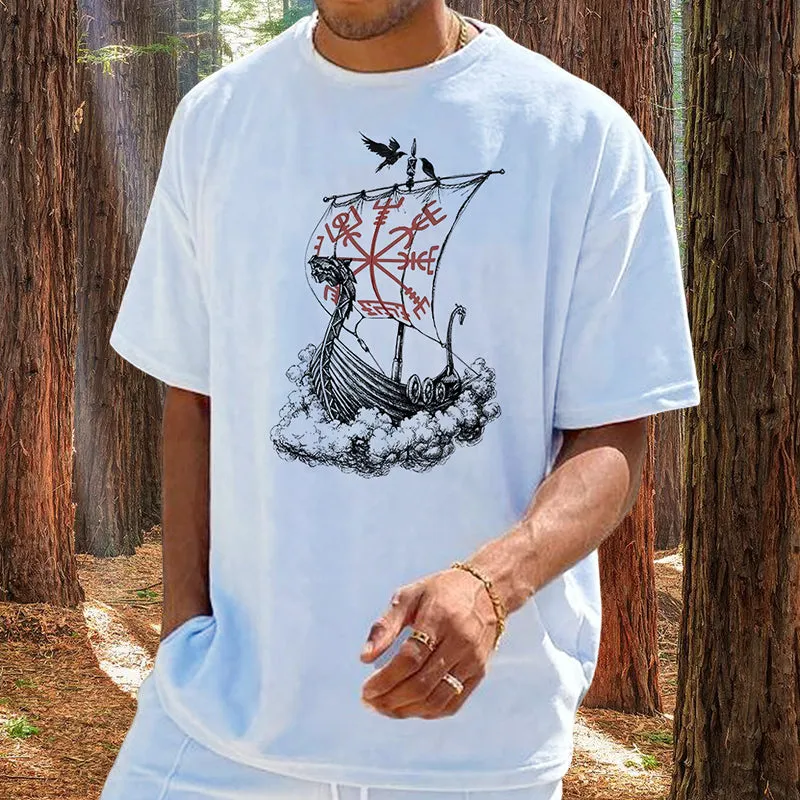 Voyage of the Vikings Viking Ship Drakkar Tee sold by Shopnova