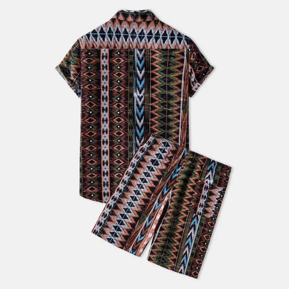 Casual Vacation Print Two-piece Suit sold by Shopnova product image thumbnail 2