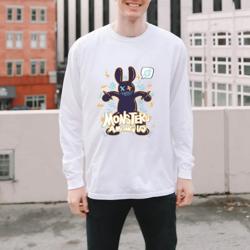 NOVAROPA™ Halloween Graphics Casual Men's Long Sleeve T-shirt-A sold by Shopnova
