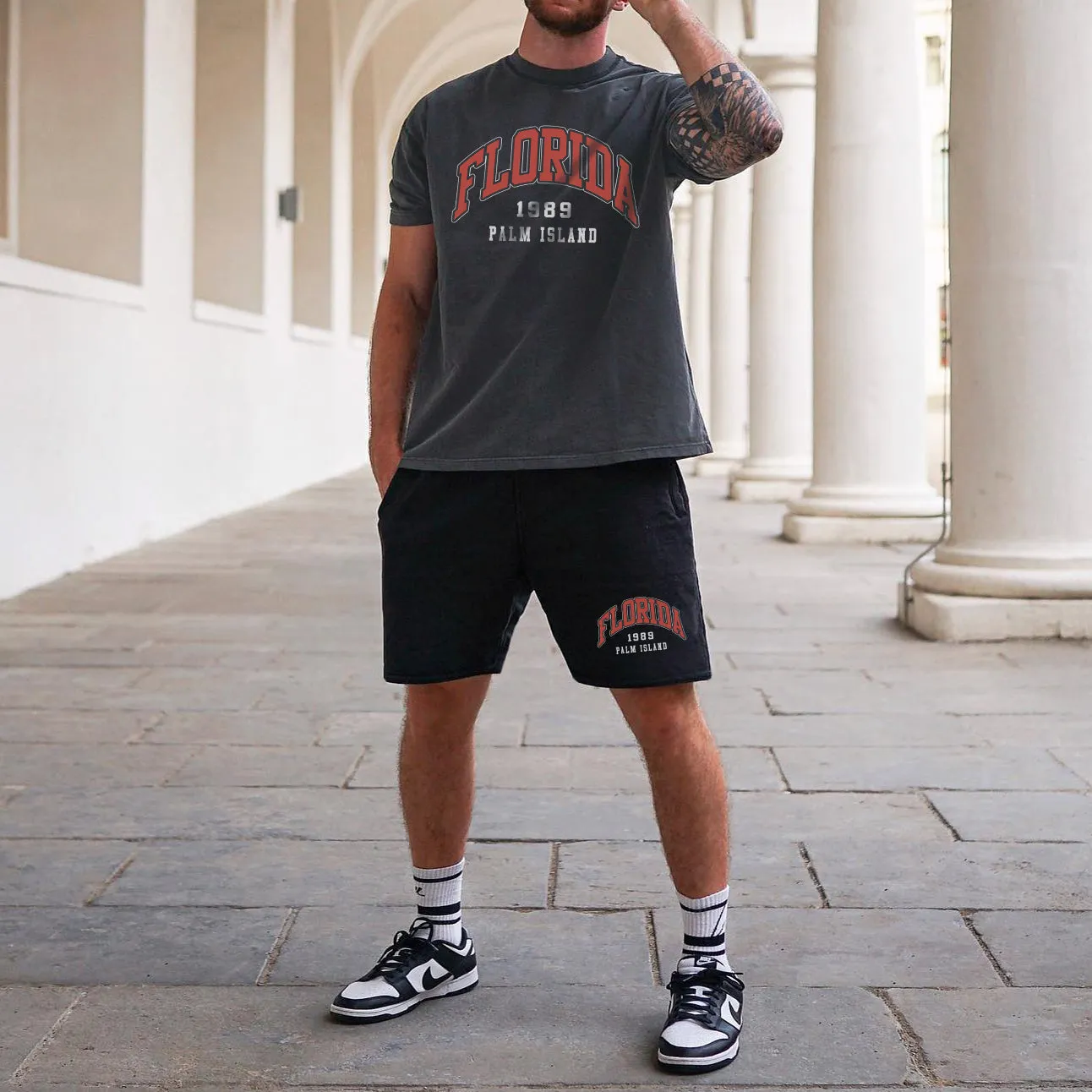 Florida Men's Streetwear Fashion Sport Tracksuits sold by Shopnova