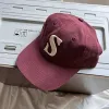 S Embroidered Retro Cap Hat sold by Shopnova